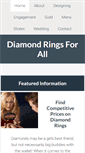 Mobile Screenshot of diamondringsforall.co.za